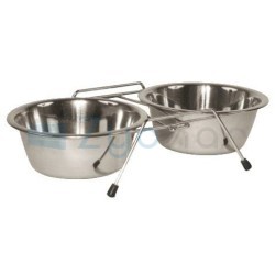 Miski na stojaku, 2 x 450 ml, Kerbl-347393156