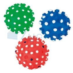 Zabawka dla psa, piłka z winylu z wypustkami, 12 cm, Kerbl-347394052