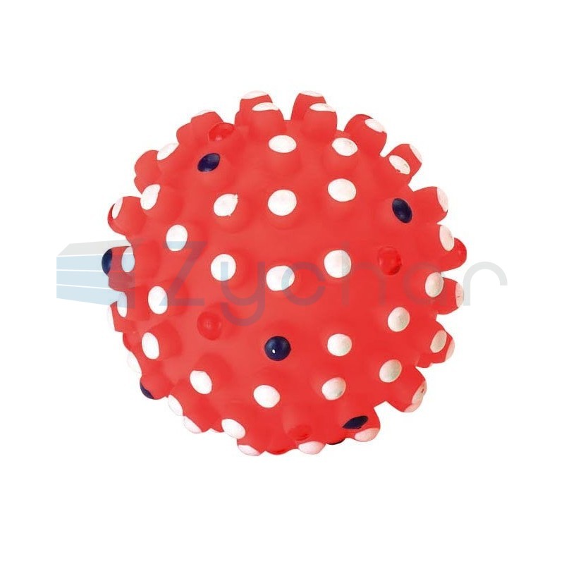 Zabawka dla psa, piłka z winylu z wypustkami, 12 cm, Kerbl-347394055