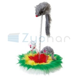 Zabawka dla kota, mysz na sprężynie, 25 cm, Kerbl-347397282