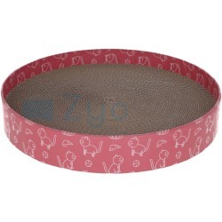 Drapak dla kota Circle, tekturowy, 5,5 cm, średnica 34 cm, różowy, Kerbl-347399764