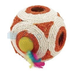 Zabawka dla kota, piłka z sizalu, 12 cm, Kerbl-347397301
