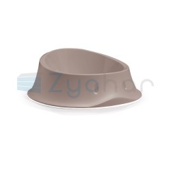 Miska Chic z tworzywa sztucznego, beżowa, 350 ml, Stefanplast-347406025