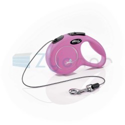 Smycz dla psa Flexi New Classic, linka, różowa, XS, 3m, 8kg-347400758