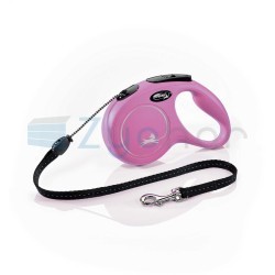 Smycz dla psa Flexi New Classic, linka, różowa, S, 5m, 12kg-347400759