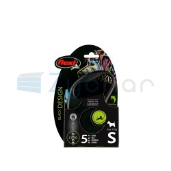 Smycz dla psa Flexi Black Design, linka, niebieska, roz. S, 5 m, 12 kg-347400721