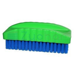 Szczotka do mycia rąk Alfa, 45 x 110 mm, zielony/niebieski-347406158