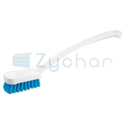 Szczotka w kształcie trapezu, z rączką, 40 cm, biały-347402633