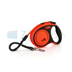 Smycz dla psa Flexi Xtreme, taśma, pomarańczowa, roz. S, 5 m, 20 kg-347400774