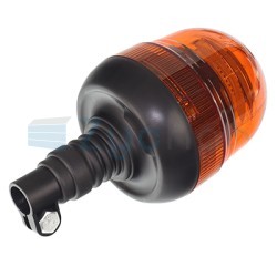LAMPA OSTRZEGAWCZA 12-24V "KOGUT" LED MOCOWANIE NA TRZPIEŃ, GUMOWY, ECE R65, BŁYSKOWA-347218438