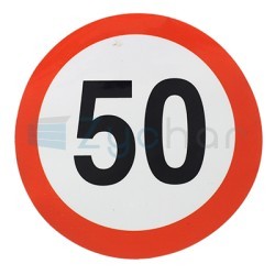 NALEPKA (NAKLEJKA) LIMIT PRĘDK.-  50KM/H FI 220MM, KLASA I-347219454
