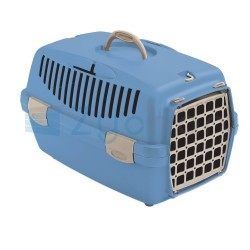 Transporter Gulliver 2 z plastikowymi drzwiczkami, 55 x 36 x 35 cm, nordic sky, 8 kg, Stefanplast-347426446