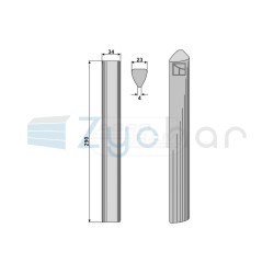 ZĄB BRONY AKTYWNEJ 290MM IND 103479