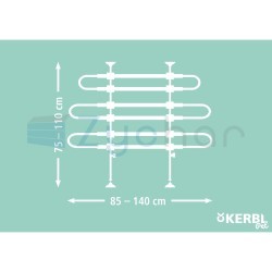 Kratka samochodowa dla psa, 85-140 x 75-110 cm, Kerbl-347769252