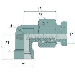 Kolanko X-EWV M18x1,5 12 L DKO - 11013338-347708009