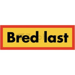 Aluminiowy znak "Bred last", 1, 9000802 - 11042760-347750573