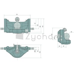 Wkładka kulista 80 Wkładka kulista odlewana W311 S30 - 11043561-347720116