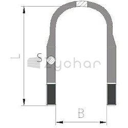 Zacisk sprężynowy101X24X540 Forma 7 - 11142086-347747043