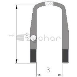 Zacisk sprężynowy91X20X270 Forma 1 - 11144478-347747065