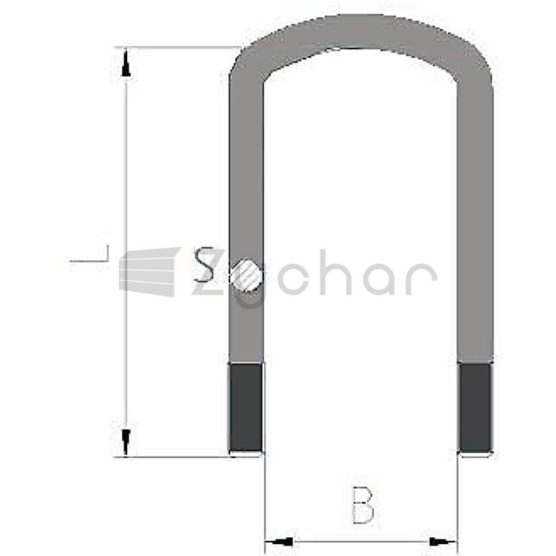 Zacisk sprężynowy81X20X650 Forma 0 - 11154118-347747225