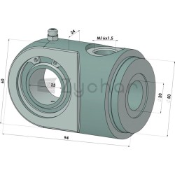 Końcówka cylindra KC.2.40/H - 11255685-347711169