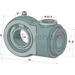 Końcówka cylindra KC40 - 11259260-347711170