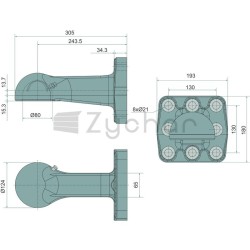 Zaczep kulowy - 11301317-347720187