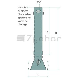 Stopa nośna D.35, C=400 C/FLangia T.1 - 11330757-347732881