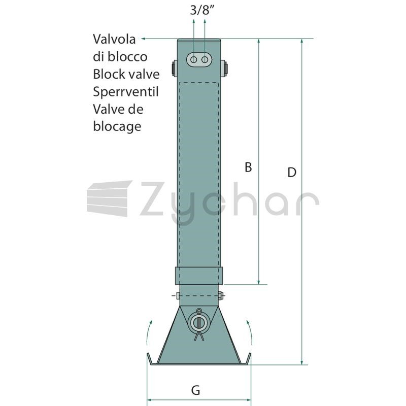Stopa nośna D.35, C=400 C/FLangia T.1 - 11330757-347732881