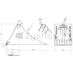 Kliny do kół UK46, tworzywo sztuczne, cz - 11417454-347749866