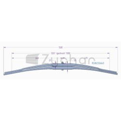 AGRO_PARABOLICZNA SPRĘŻYNA: 7 W1270 2/40 - 11446572-347737573