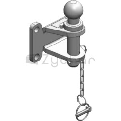 Pazur holowniczy z trzpieniem ISO 50 (sa - 11664679-347717763