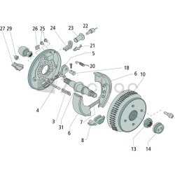 Bęben hamulcowy 160x35mm RA 100x4 RB 163 - 11932941-347736473