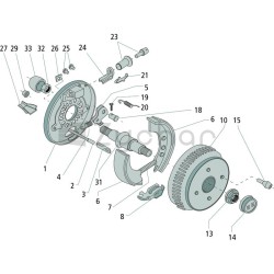 Bęben hamulcowy 200x50mm RA 112x5 RB 205 - 12125075-347736465