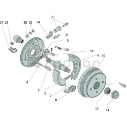 Bęben hamulcowy 200x50mm RA 112x5 RB 205 - 12127146-347736468