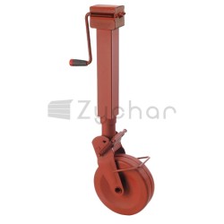 Stützrad Stahl mit Winkelantrieb 310x90, - 12194755-347732897