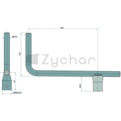 CRANK O15X345 - 12271943-347732900