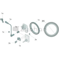 Zestaw naprawczy ABS - 12306992-347733825