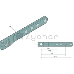 Bremshebelsatz 20M -BA - 12333043-347735613