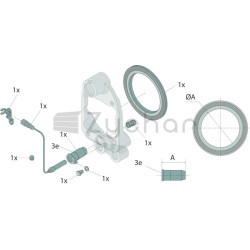 Zestaw naprawczy ABS - 12342603-347733831