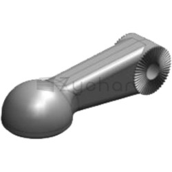 Ucho dyszla z kulą zębatą 80? Korona Z48 - 12376385-347718326