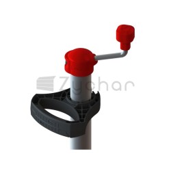 Uchwyt manewrowy z kołem kopiującym O48 - 12396676-347737763
