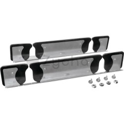 Doppelstielhalter - Edelstahl - - 12502892-347736014
