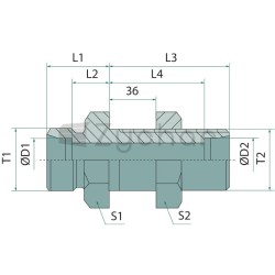 Złącze X-SV M18x1,5 12 L - 12520859-347708013