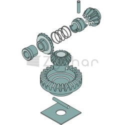 ZESTAW PRZEKŁADNI DG-W - 12535144-347732914