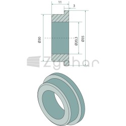 Buchse Nylon O20 - 12535689-347732920