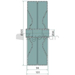 Koło zapasowe 400X100 - 12540848-347733077