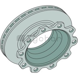 Tarcza hamulcowa - 13809267087-347739108