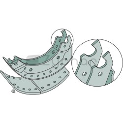 Zestaw okładzin hamulcowych - 13809317085-347738831