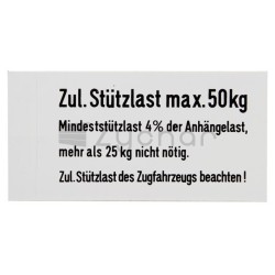 Tabliczka - dopuszczalne obciążenie - 14270236-347739600